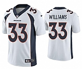 Nike Broncos 33 Javonte Williams White Vapor Untouchable Limited Jersey Dzhi,baseball caps,new era cap wholesale,wholesale hats